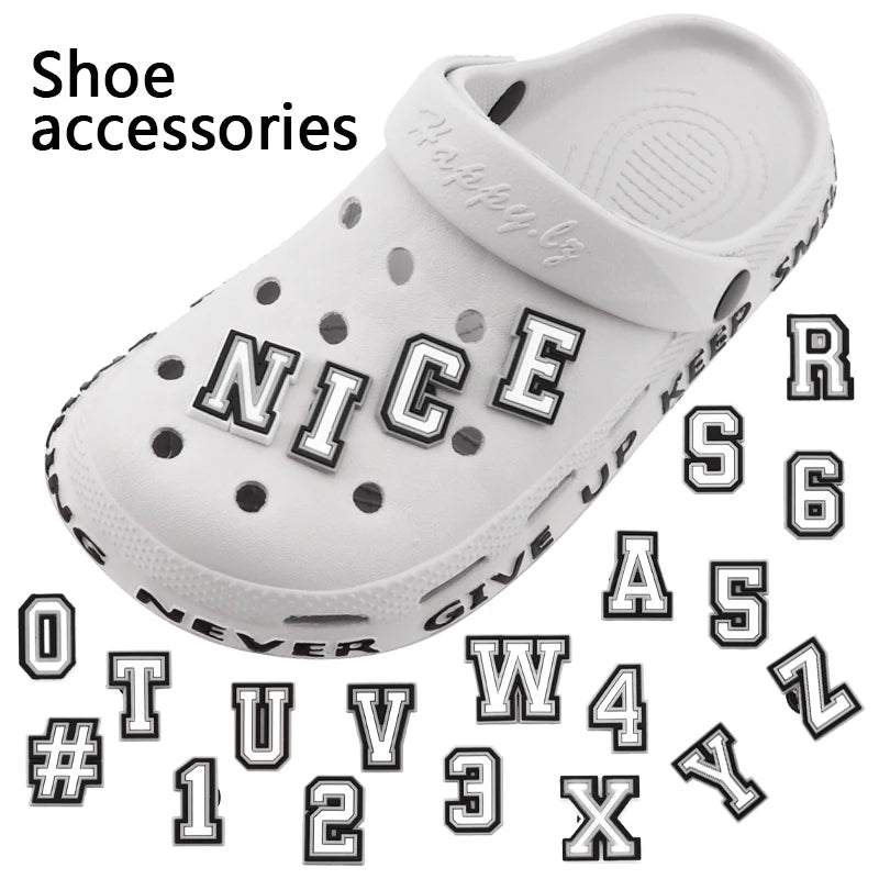 Custom 3-Letter Shoe Charm Pack