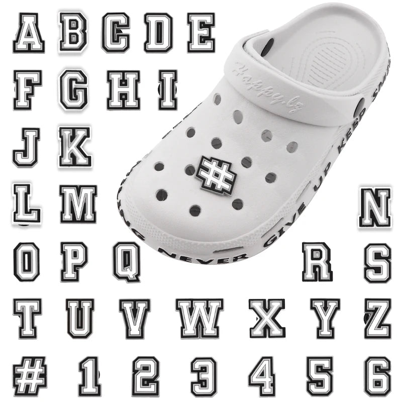 Custom 3-Letter Shoe Charm Pack