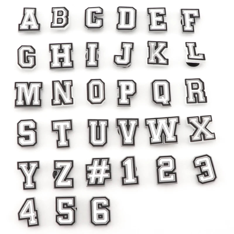 Custom 3-Letter Shoe Charm Pack